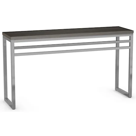 Customizable Crawford Console Table with Wood Top